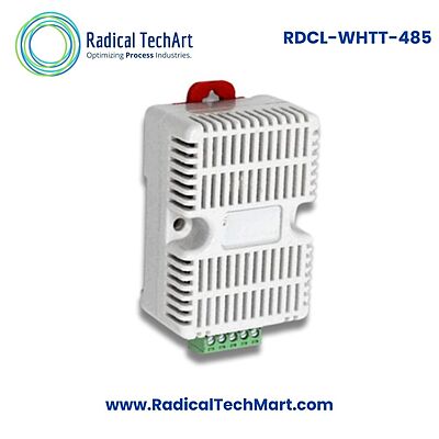 Wall-Mount Temperature and Humidity Transmitter with RS-485 Output
